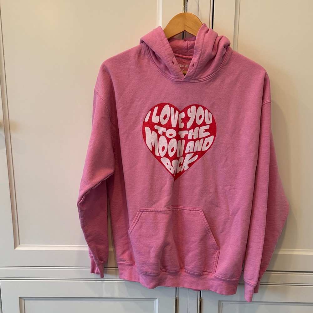 Charming Pink Heart Hoodie